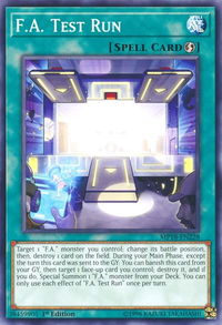 F.A. Test Run - 2018 Mega-Tins Mega Pack (MP18) #MP18-EN228 - Common / Short Print YuGiOh Trading Card