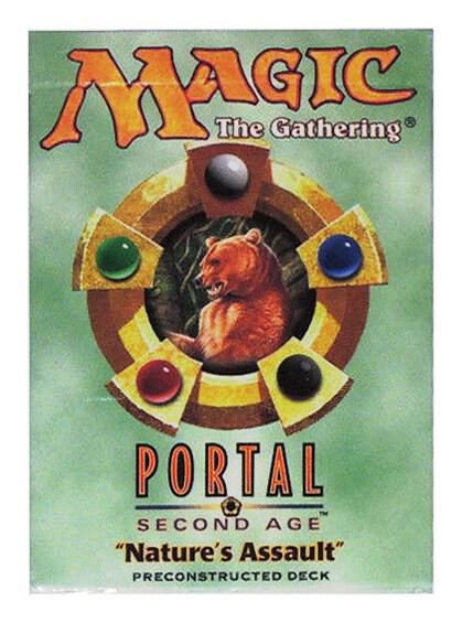 Portal Second Age Theme Deck - Nature's Assault - Portal Second Age Magic: The Gathering trading card