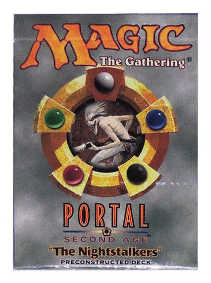 Portal Second Age Theme Deck - The Nightstalkers - Portal Second Age Magic: The Gathering trading card