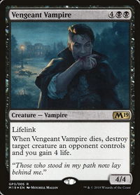 Vengeant Vampire (2018 Gift Pack) - Gift Boxes and Promos (GBP) #GP3 - Rare Magic: The Gathering Trading Card