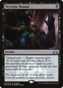 Necrotic Wound - League Promos (LEP) #79 - Uncommon Magic: The Gathering Trading Card