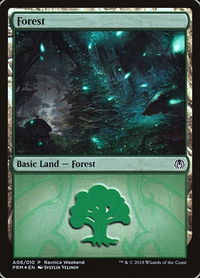 Forest - Golgari (A06) - Launch Party & Release Event Promos (LARP) #A06 - Promo Magic: The Gathering Trading Card