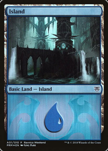 Island - Dimir (A01) - Launch Party & Release Event Promos Magic: The Gathering trading card