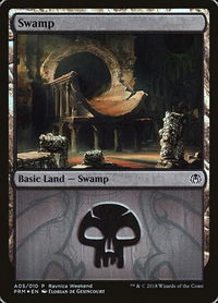 Swamp - Golgari (A05) - Launch Party & Release Event Promos (LARP) #A05 - Promo Magic: The Gathering Trading Card