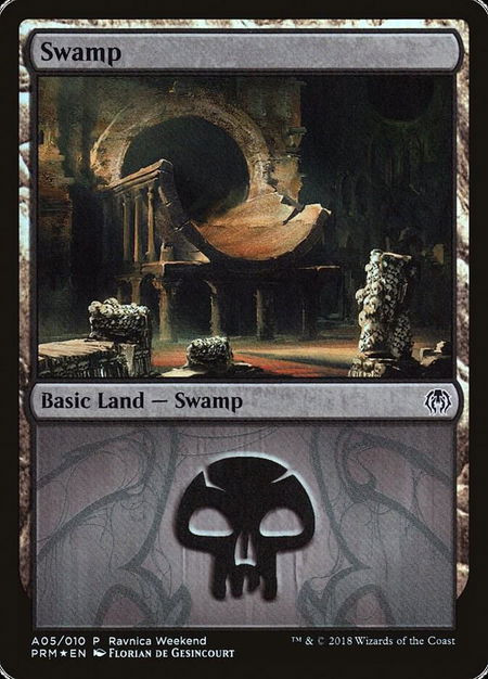 Swamp - Golgari (A05) - Launch Party & Release Event Promos Magic: The Gathering trading card