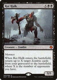 Rot Hulk - Magic Game Night (GNT) #3 - Mythic Magic: The Gathering Trading Card
