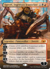 Daretti, Ingenious Iconoclast - Mythic Edition: Guilds of Ravnica (MED) #GR3 - Mythic Magic: The Gathering Trading Card
