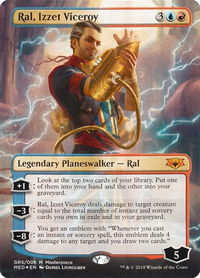 Ral, Izzet Viceroy - Mythic Edition: Guilds of Ravnica (MED) #GR5 - Mythic Magic: The Gathering Trading Card