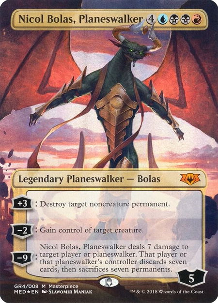 Nicol Bolas, Planeswalker - Mythic Edition: Guilds of Ravnica Magic: The Gathering trading card