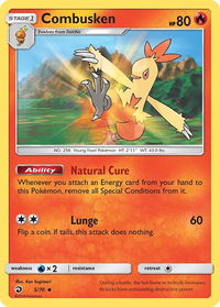 Combusken - Dragon Majesty (DRM) #5/70 - Uncommon Pokémon Trading Card