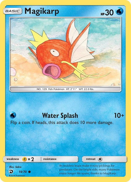 Magikarp - Dragon Majesty Pokémon trading card
