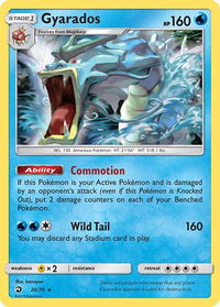Gyarados - Dragon Majesty (DRM) #20/70 - Holo Rare Pokémon Trading Card