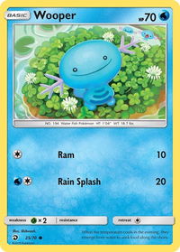 Wooper - Dragon Majesty (DRM) #25/70 - Common Pokémon Trading Card