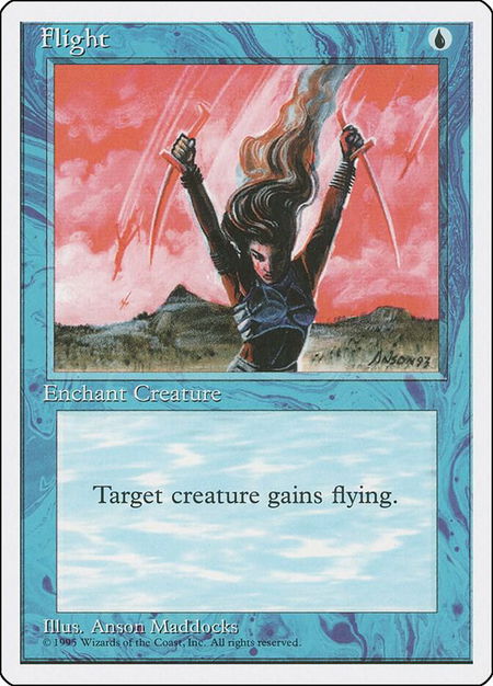 Flight trading card from Fourth Edition Flight - Fourth Edition Magic: The Gathering trading card
