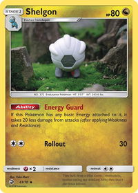 Shelgon - Dragon Majesty (DRM) #43/70 - Uncommon Pokémon Trading Card