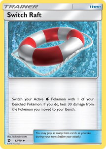 Switch Raft - Dragon Majesty (DRM) #62/70 - Uncommon Pokémon Trading Card