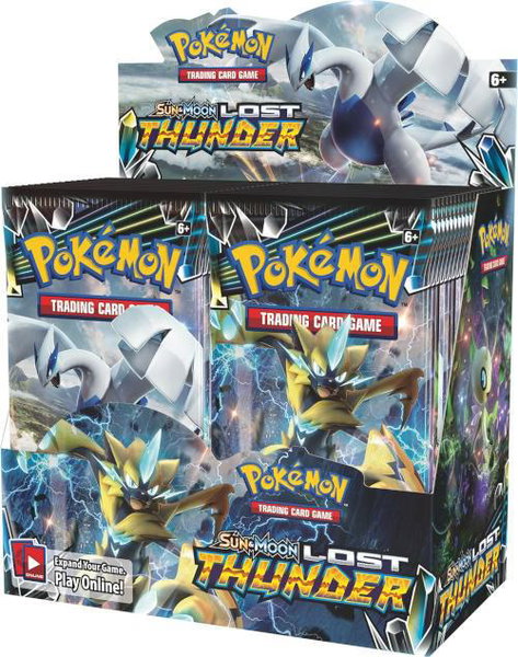 Lost Thunder Booster Box trading card from SM - Lost Thunder Lost Thunder Booster Box - SM - Lost Thunder Pokémon trading card