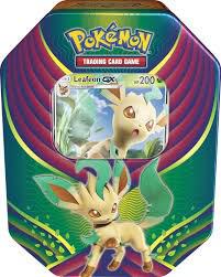 Evolution Celebration Tin [Leafeon GX] - SM - Celestial Storm Pokémon trading card