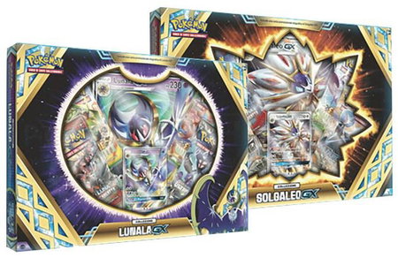 Solgaleo GX Box & Lunala GX Box trading card from SM - Celestial Storm Solgaleo GX Box & Lunala GX Box - SM - Celestial Storm Pokémon trading card