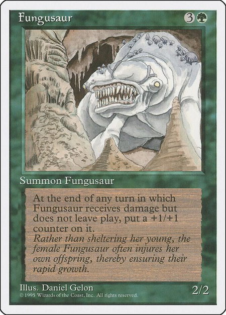 Fungusaur - Fourth Edition Magic: The Gathering trading card