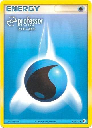 Water Energy (2004-2005) - Professor Program Promos Pokémon trading card