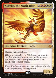 Aurelia, the Warleader - Guilds of Ravnica: Guild Kits (GR1) #77 - Mythic Rare Magic: The Gathering Trading Card