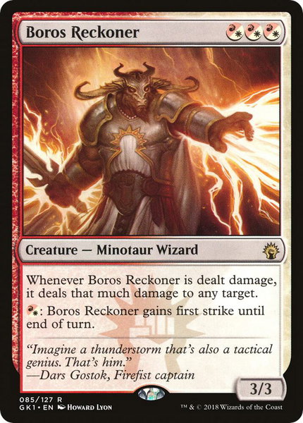 Boros Reckoner - Guilds of Ravnica: Guild Kits Magic: The Gathering trading card