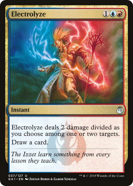 Electrolyze - Guilds of Ravnica: Guild Kits Magic: The Gathering trading card