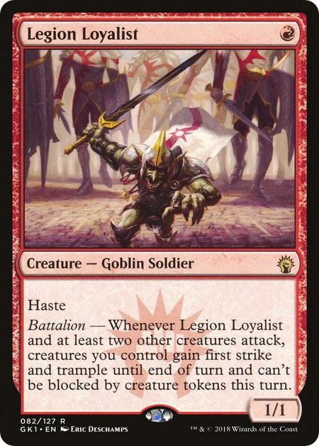 Legion Loyalist - Guilds of Ravnica: Guild Kits Magic: The Gathering trading card