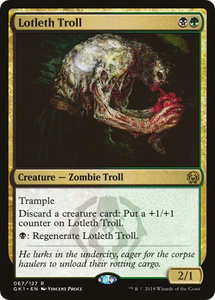 Lotleth Troll - Guilds of Ravnica: Guild Kits (GR1) #67 - Rare Magic: The Gathering Trading Card