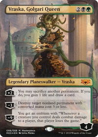 Vraska, Golgari Queen - Mythic Edition: Guilds of Ravnica (MED) #GR8 - Mythic Magic: The Gathering Trading Card