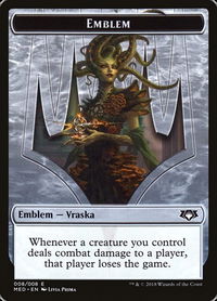 Emblem - Vraska, Golgari Queen - Mythic Edition: Guilds of Ravnica (MED) #G8 - Token Magic: The Gathering Trading Card