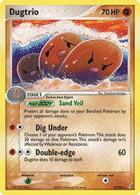 Dugtrio - 5/100 (EX Crystal Guardians) - Deck Exclusives (PR) #005/100 - Rare Pokémon Trading Card