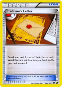 Professor's Letter - 146a/162 - Alternate Art Promos (PR) #146a/162 - Rare Pokémon Trading Card