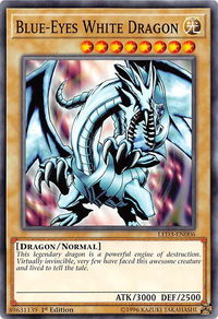 Blue-Eyes White Dragon - Legendary Duelists: White Dragon Abyss (LED3) #LED3-EN006 - Common / Short Print YuGiOh Trading Card