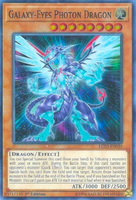 Galaxy-Eyes Photon Dragon - Legendary Duelists: White Dragon Abyss YuGiOh trading card