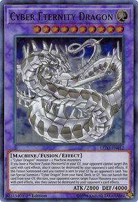 Cyber Eternity Dragon - Legendary Duelists: White Dragon Abyss (LED3) #LED3-EN012 - Ultra Rare YuGiOh Trading Card