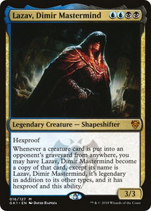 Lazav, Dimir Mastermind - Guilds of Ravnica: Guild Kits (GR1) #16 - Mythic Rare Magic: The Gathering Trading Card