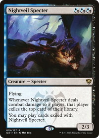 Nightveil Specter - Guilds of Ravnica: Guild Kits (GR1) #19 - Rare Magic: The Gathering Trading Card