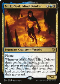 Mirko Vosk, Mind Drinker - Guilds of Ravnica: Guild Kits (GR1) #17 - Rare Magic: The Gathering Trading Card