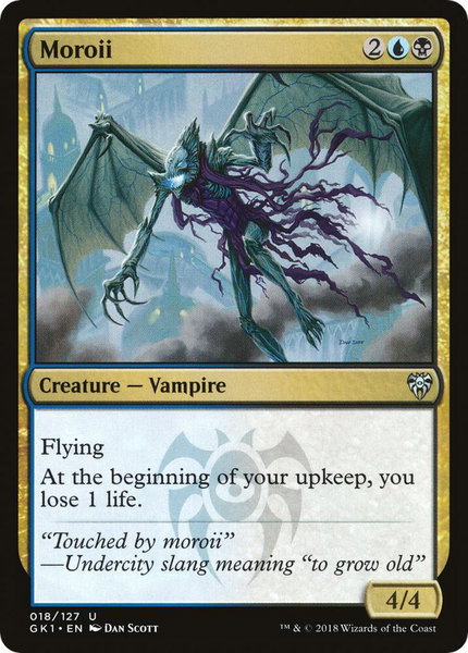 Moroii trading card from Guilds of Ravnica: Guild Kits Moroii - Guilds of Ravnica: Guild Kits Magic: The Gathering trading card
