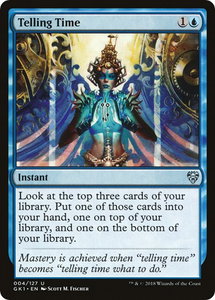 Telling Time - Guilds of Ravnica: Guild Kits (GR1) #4 - Uncommon Magic: The Gathering Trading Card