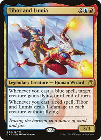 Tibor and Lumia - Guilds of Ravnica: Guild Kits (GR1) #44 - Rare Magic: The Gathering Trading Card