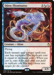 Djinn Illuminatus - Guilds of Ravnica: Guild Kits (GR1) #36 - Rare Magic: The Gathering Trading Card