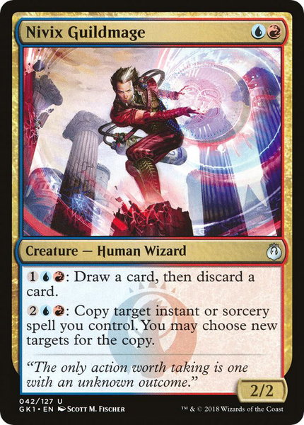 Nivix Guildmage - Guilds of Ravnica: Guild Kits Magic: The Gathering trading card