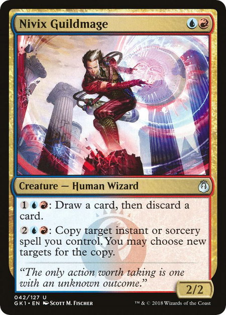 Nivix Guildmage - Guilds of Ravnica: Guild Kits Magic: The Gathering trading card