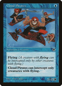 Cloud Pirates (Reminder Text) - Portal (POR) #46d - Common Magic: The Gathering Trading Card