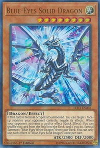 Blue-Eyes Solid Dragon - Legendary Duelists: White Dragon Abyss (LED3) #LED3-EN002 - Ultra Rare YuGiOh Trading Card