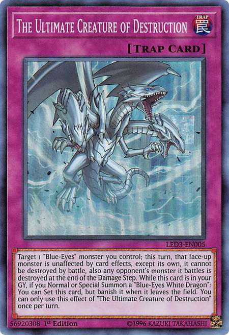 The Ultimate Creature of Destruction - Legendary Duelists: White Dragon Abyss YuGiOh trading card