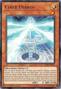 Cyber Pharos - Legendary Duelists: White Dragon Abyss (LED3) #LED3-EN013 - Rare YuGiOh Trading Card